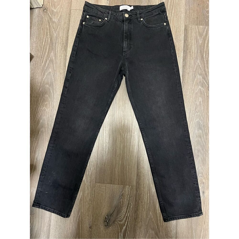 New - Never Worn | & Other Stories Black Straight Leg Jeans (Size 30)